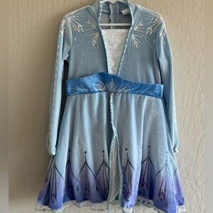 Frozen Disney play dress with Frozen Boots